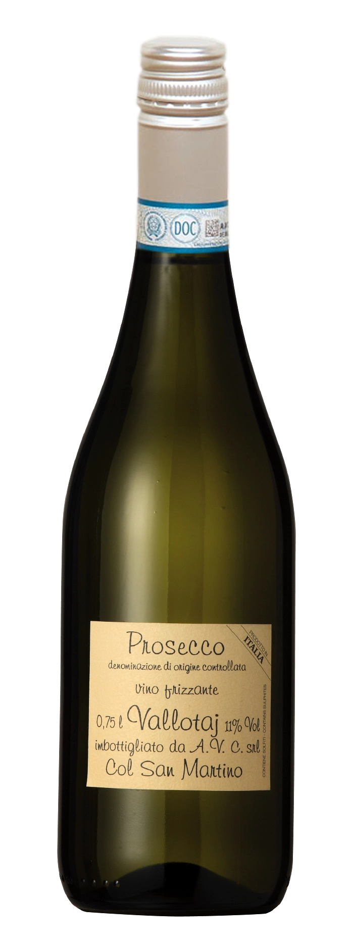 Prosecco D.O.C, Vallotaj