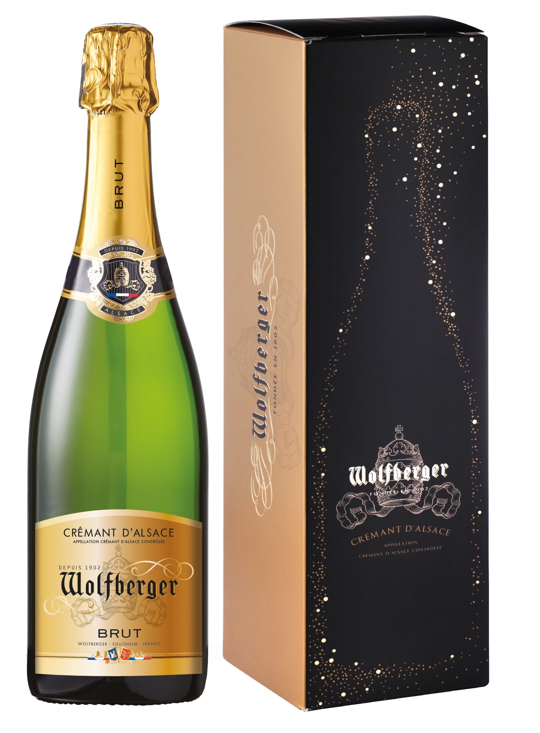 Brut, Riesling, Cremant D Alsace, Wolfberger