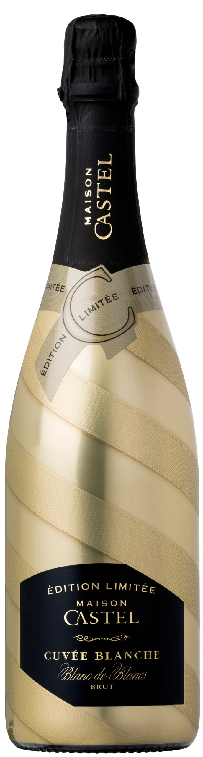 Brut, Blanc de Blancs, Cuvee Blanche, Maison Castel