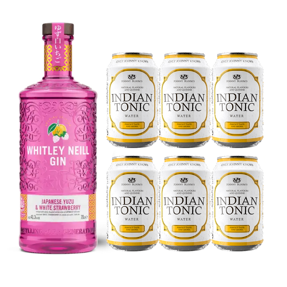 KOKTEILIKOMBO: Yuzu Strawberry Gin + Lixir, Indian Tonic Water
