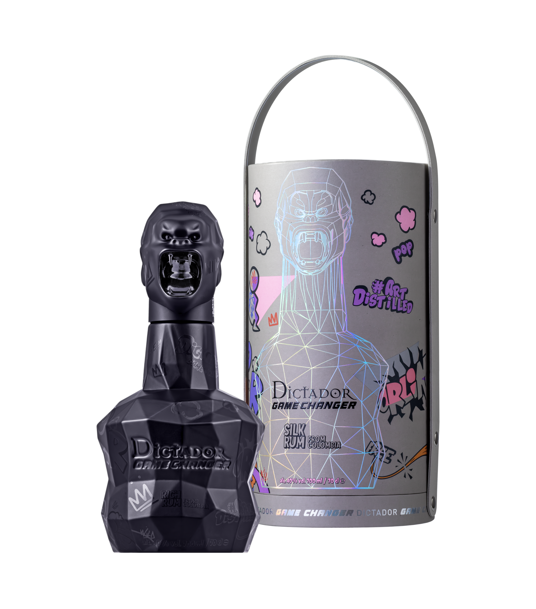 Dictador Rum, Game Changer, Black matte, Kinkekarp